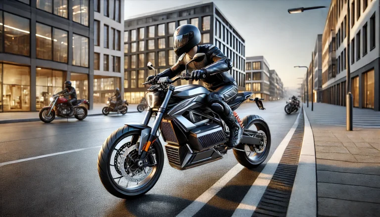 E Motorrad FuturaX LED Scheinwerfer Stabiler Rahmen Aerodynamische Karosserie Modernes Design Batteriepacks