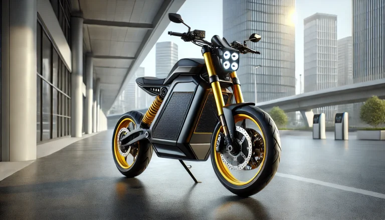 E Motorrad YellowHornet RacerX LED Scheinwerfer Stabiler Rahmen Modernes Design